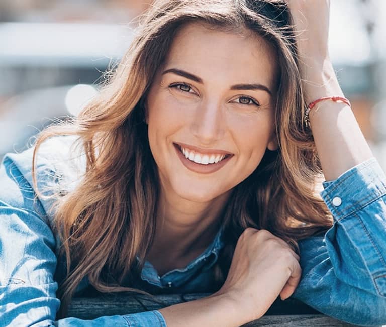 Photo of smiling woman